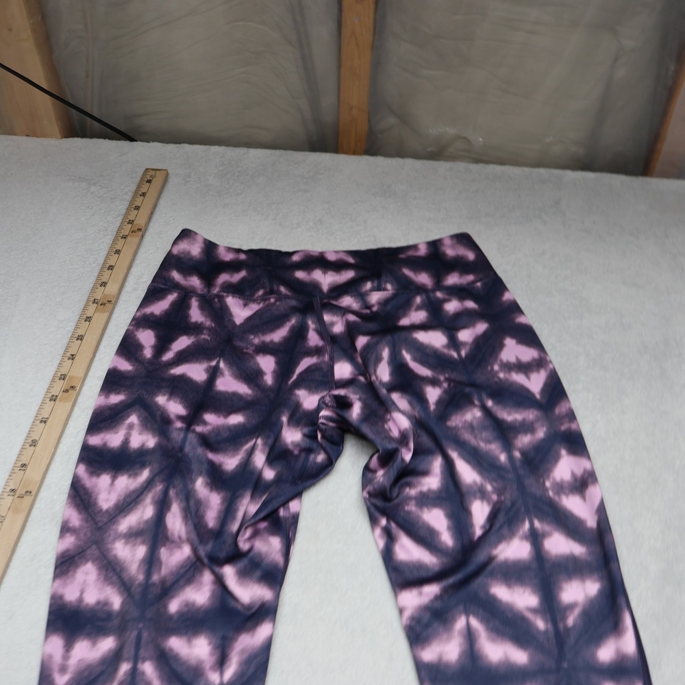 Patagonia Leggings Womens Medium Rose Geometric Capilene 1 Silkweight Yoga 26x30 - Picture 11 of 12